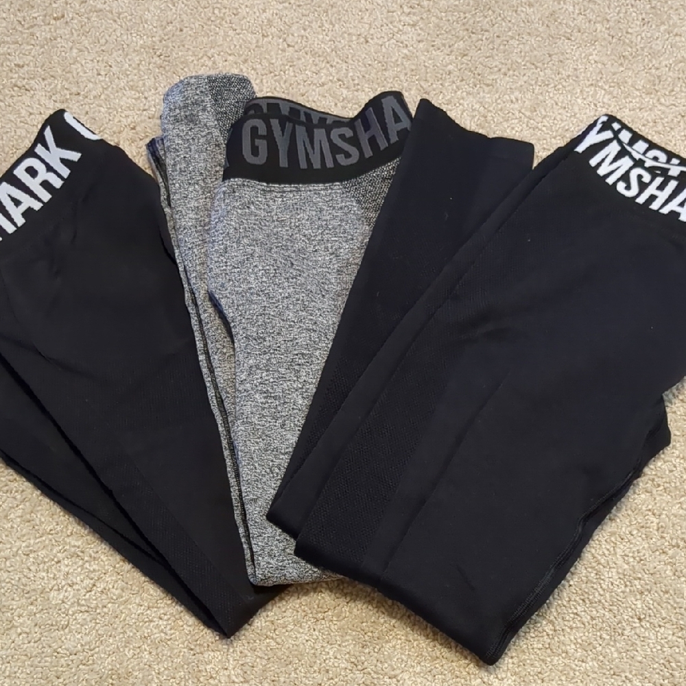 Gymshark Leggings Trio- Size Small